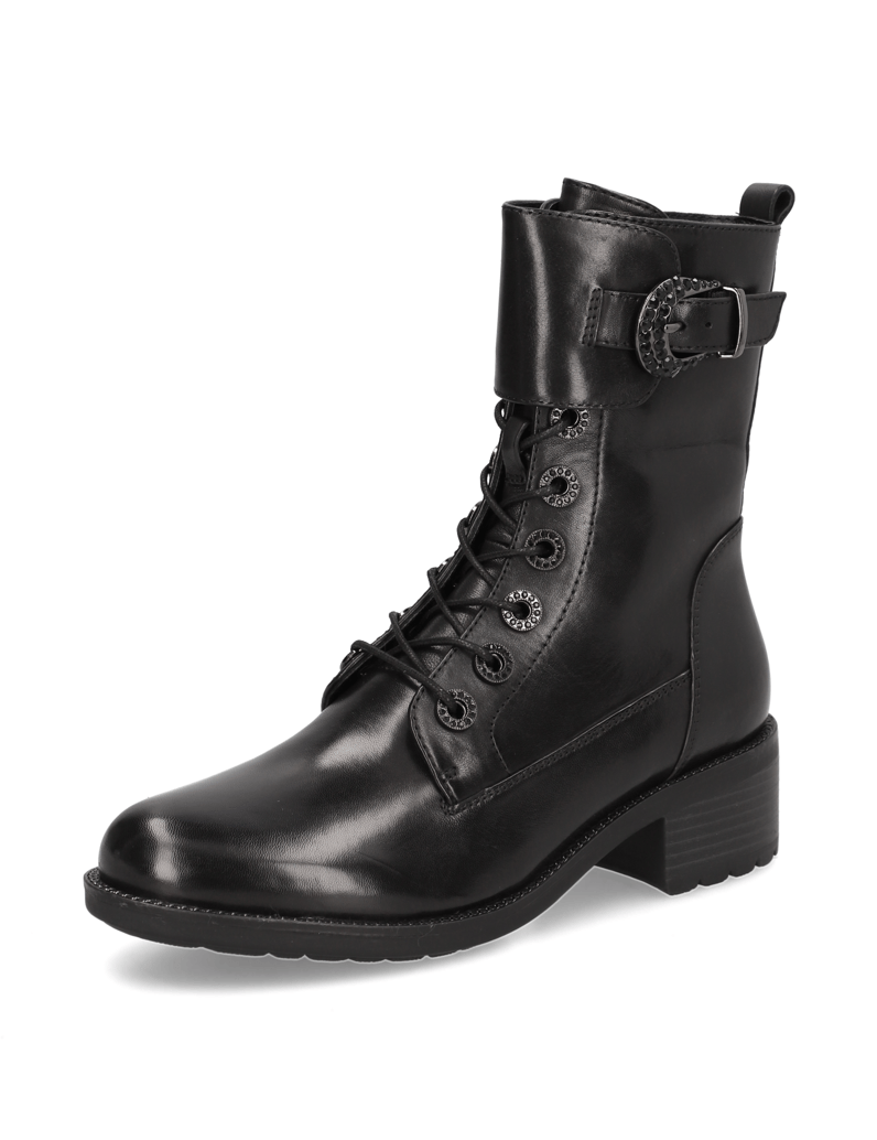 POE-Glattleder-Schnürboot-schwarz