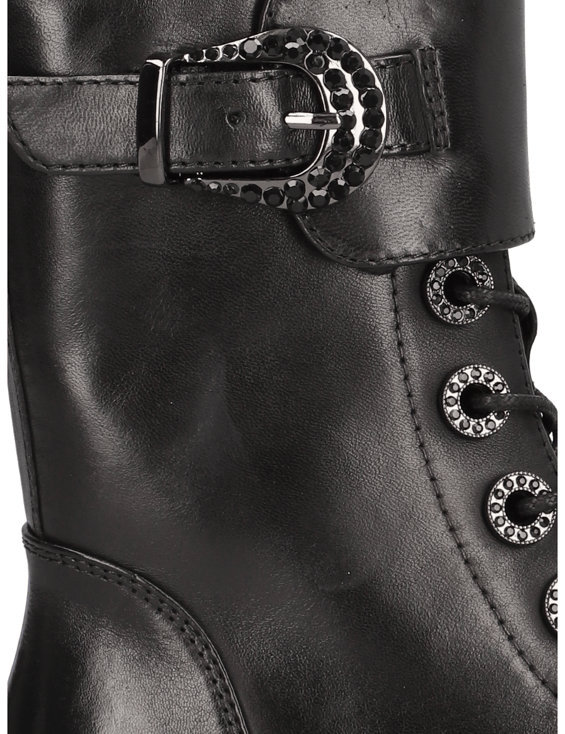 POE-Glattleder-Schnürboot-schwarz