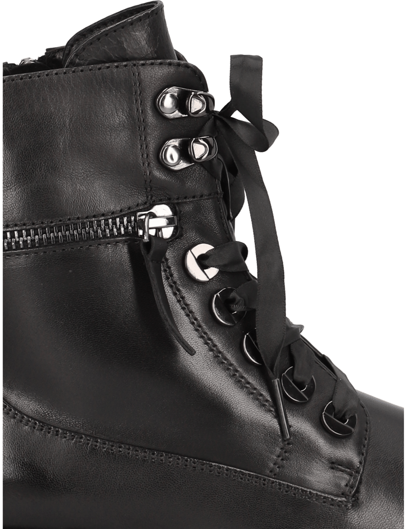 POE-Glattleder-Schnürboot-schwarz