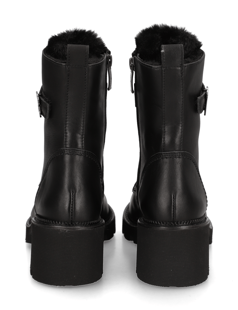 PAUL-GREEN-Glattleder-Schnürboot-schwarz