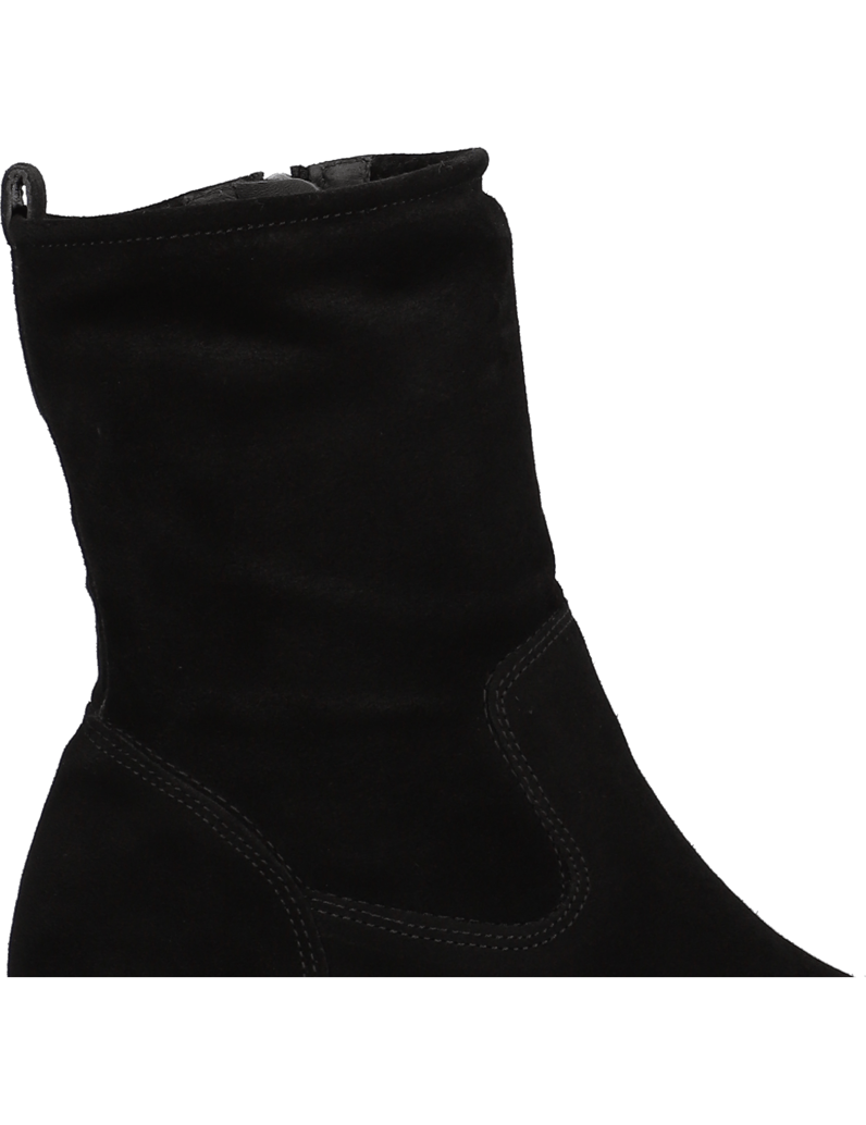 PAUL-GREEN-Veloursleder-Boot-schwarz