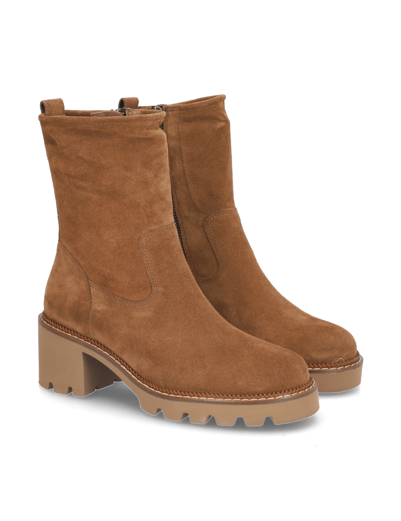 PAUL-GREEN-semiš-usnje-gležnjarji-črna