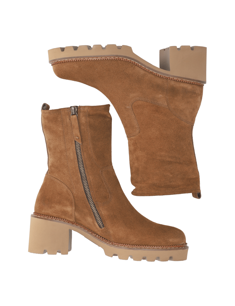 PAUL-GREEN-semiš-usnje-gležnjarji-črna