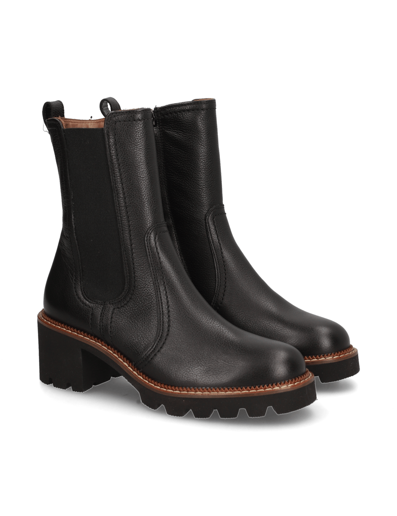 PAUL-GREEN-kotníčkové-Chelsea-černá