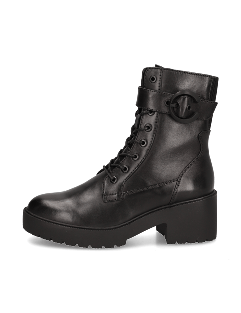 

šněrovací kotníčkové boty, Černá