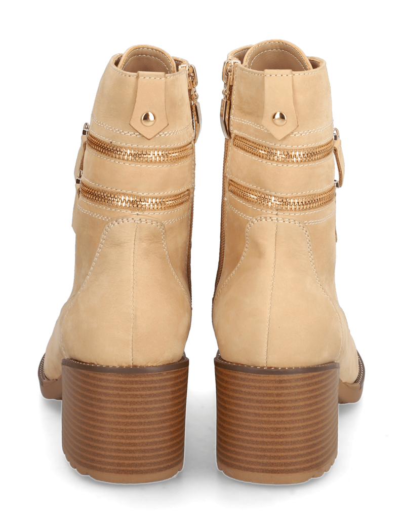 POE-Nubukleder-Schnürstiefelette