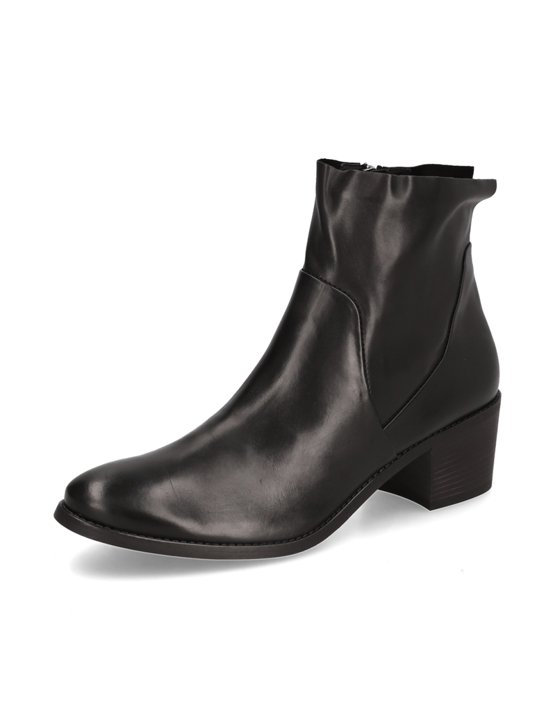 PAUL-GREEN-Glattleder-Stiefelette-schwarz