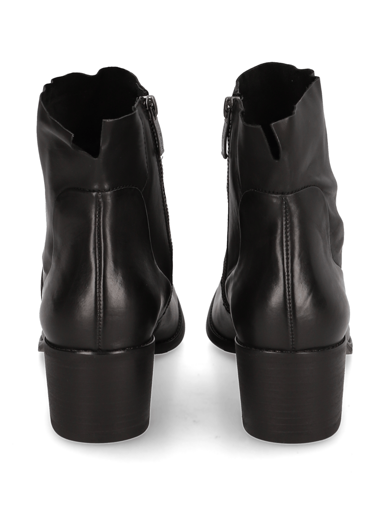 PAUL-GREEN-Glattleder-Stiefelette-schwarz