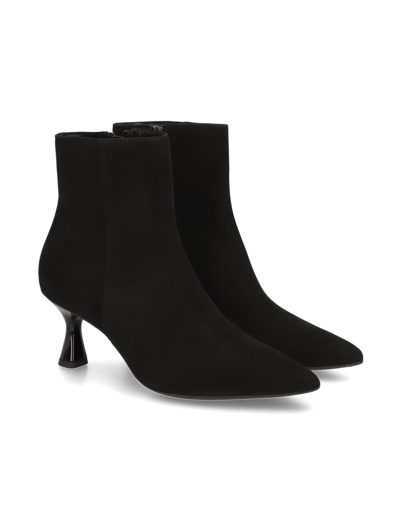 Högl-Veloursleder-Stiefelette-schwarz