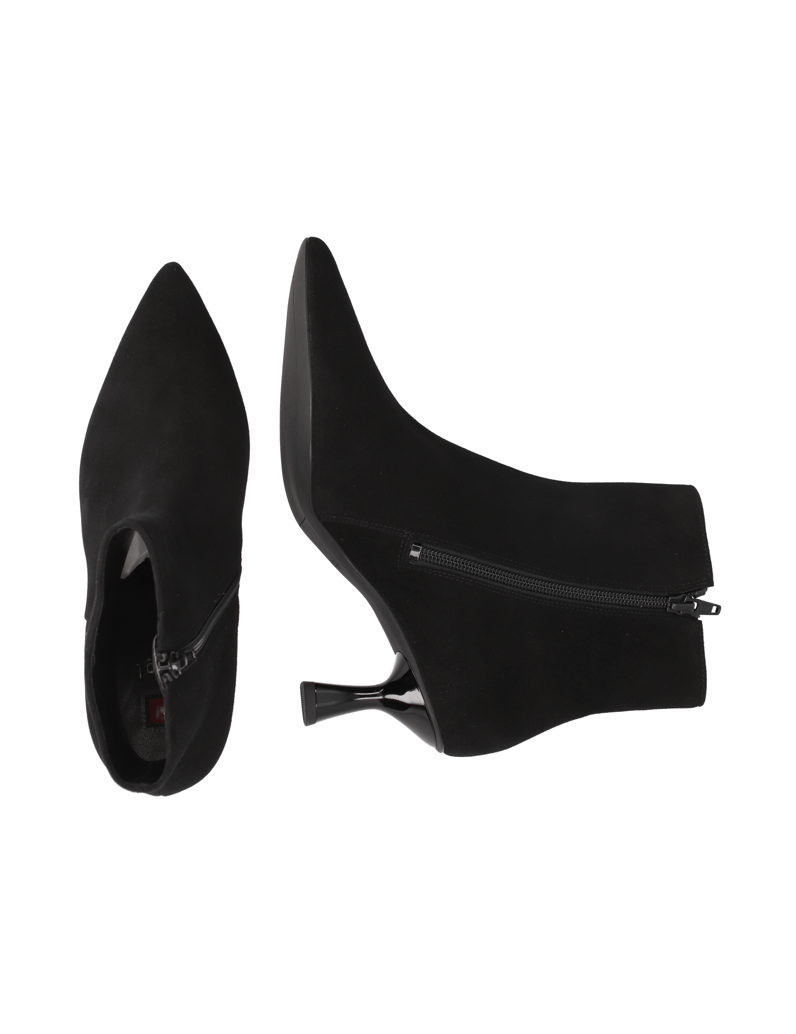 Högl-Veloursleder-Stiefelette-schwarz