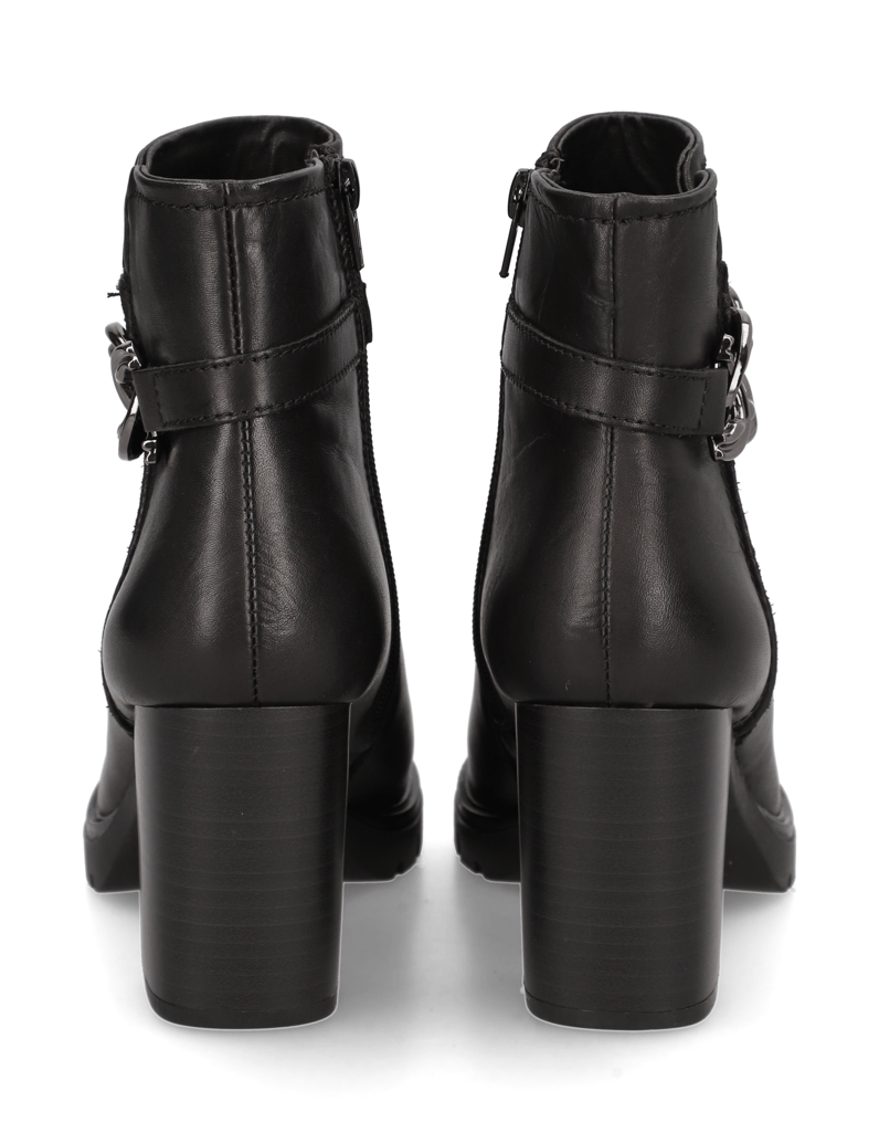 Lazzarini-Glattleder-Stiefelette-schwarz