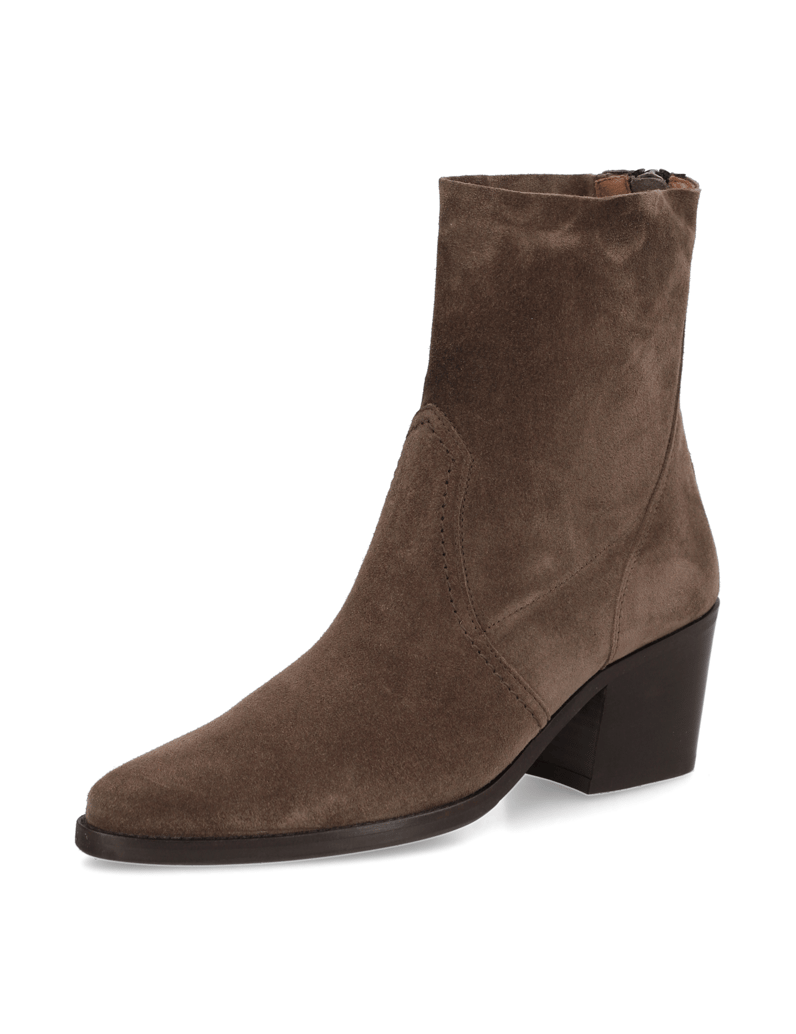 PAUL-GREEN-velúr-čižmičky-čierna