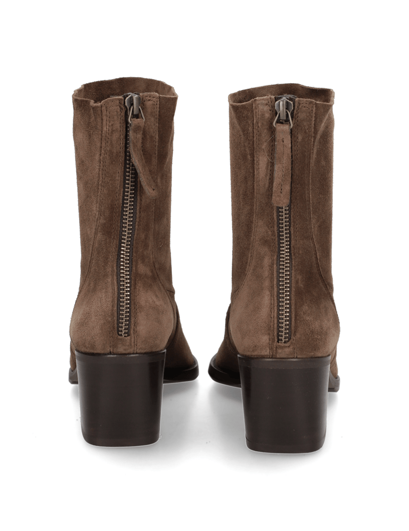 PAUL-GREEN-velúr-čižmičky-čierna