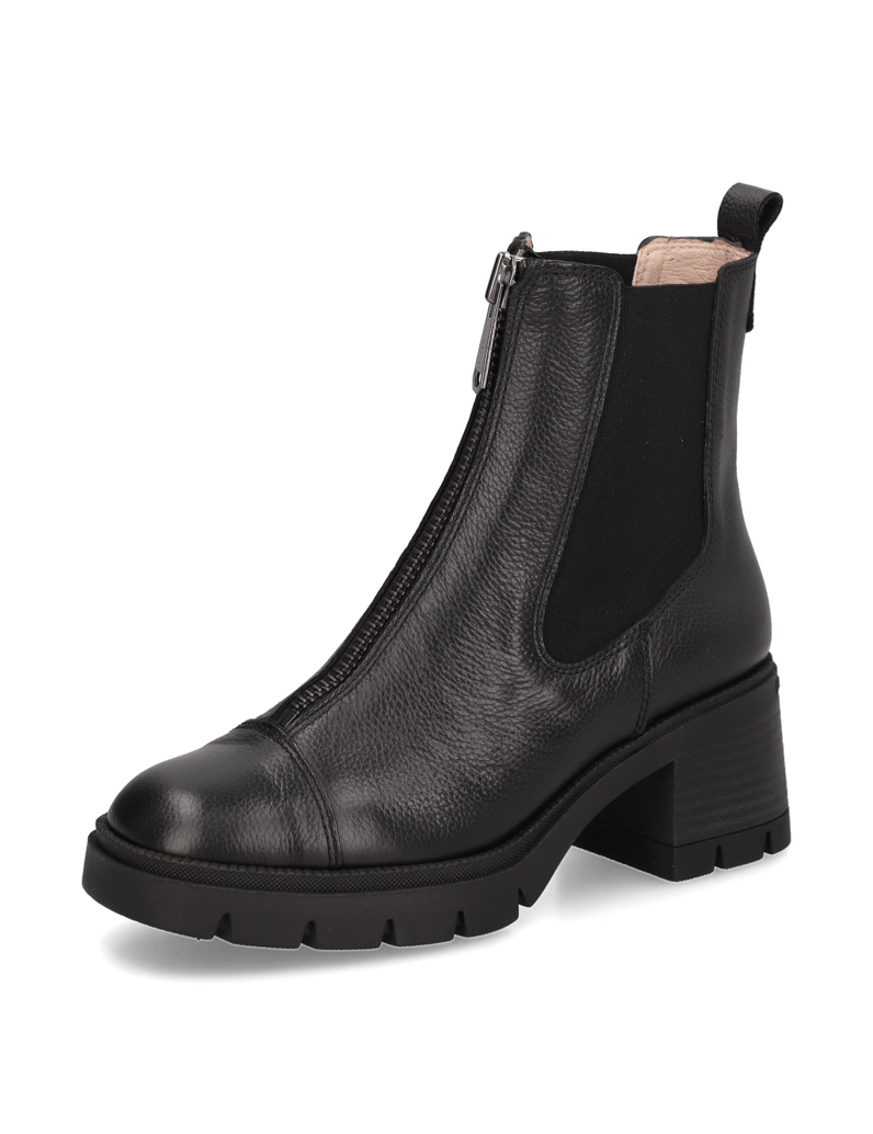 Hispanitas-Glattleder-Stiefelette-schwarz