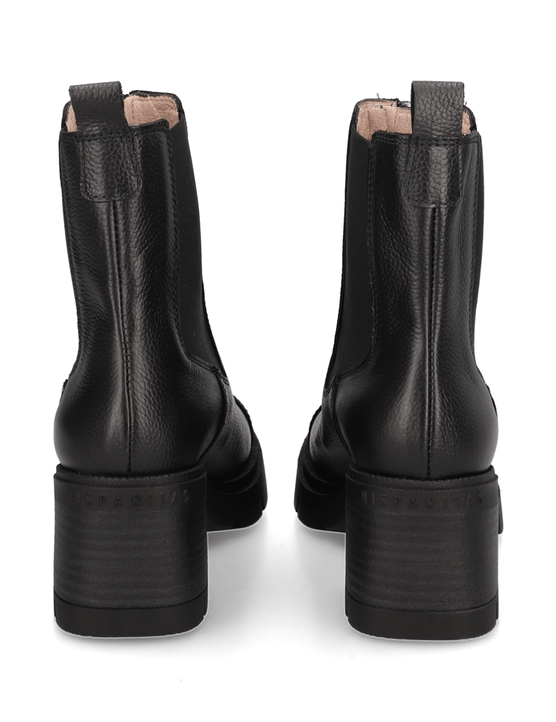 Hispanitas-Glattleder-Stiefelette-schwarz