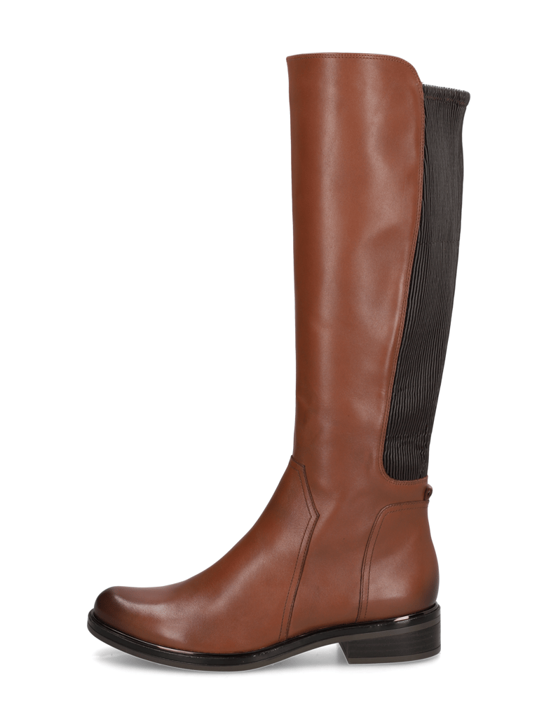 POE-Glattleder-Stiefel-schwarz