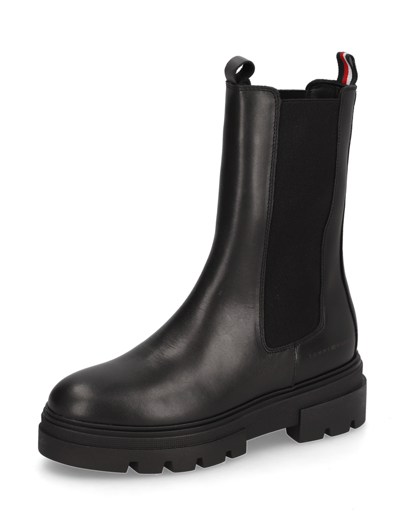 Tommy-Hilfiger-Glattleder-Chelsea-Boot
