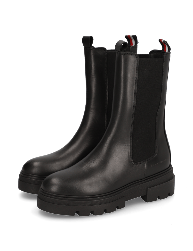 Tommy-Hilfiger-Glattleder-Chelsea-Boot