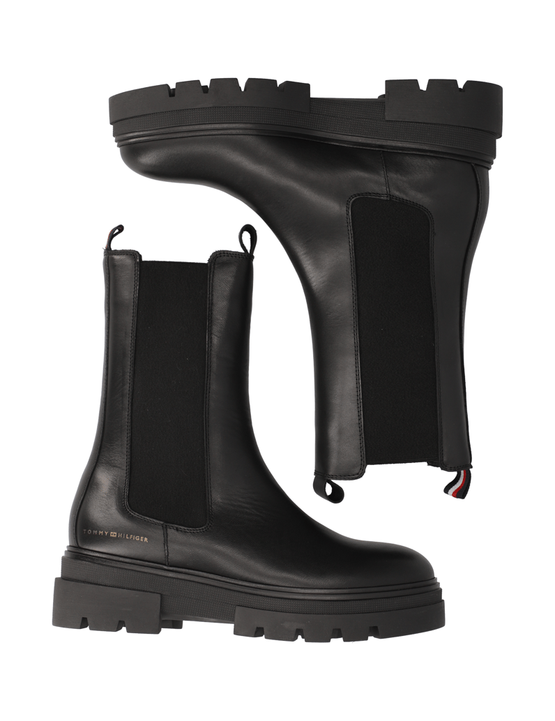 Tommy-Hilfiger-Glattleder-Chelsea-Boot
