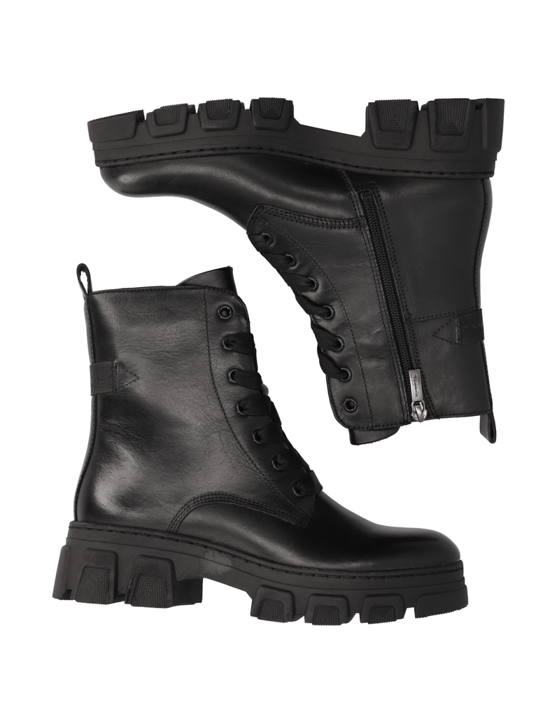 TAMARIS-Glattleder-Schnürboot