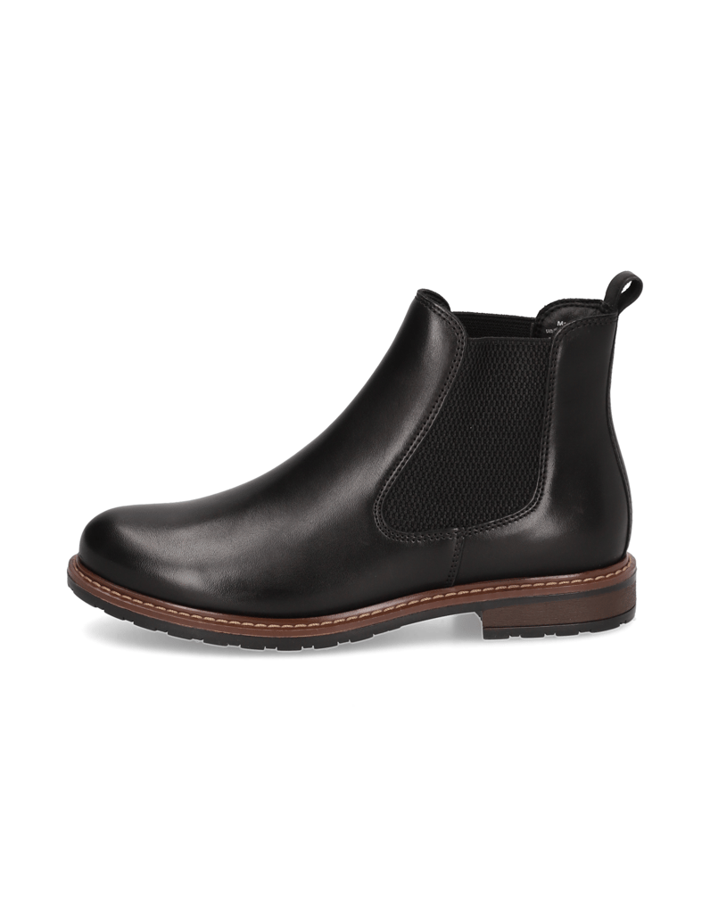 TAMARIS-Glattleder-Chelsea-Boot-schwarz