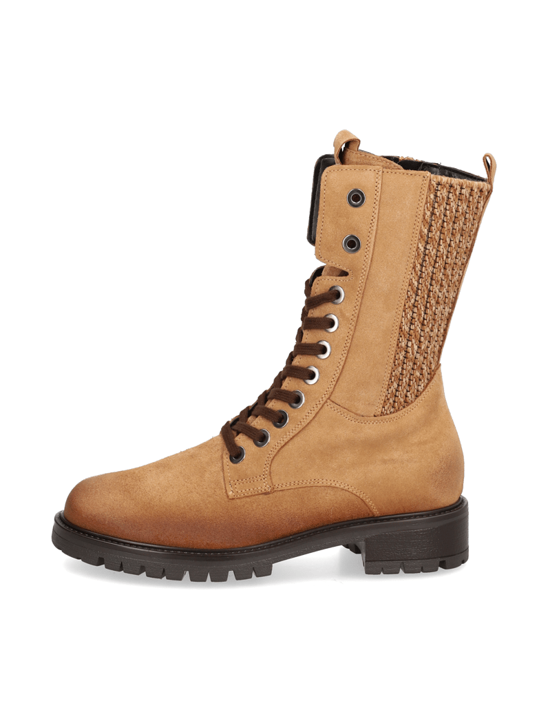 Pat-Calvin-Veloursleder-Schnürboot-hnedá