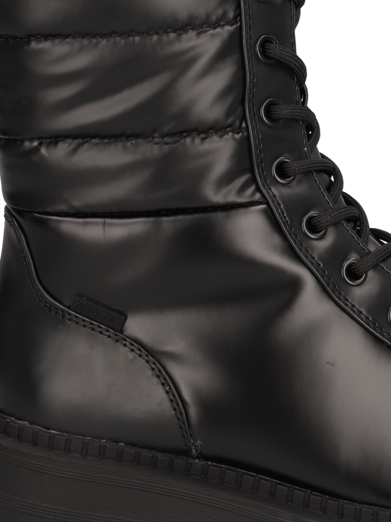 TAMARIS-Textil-Schnürboot-schwarz