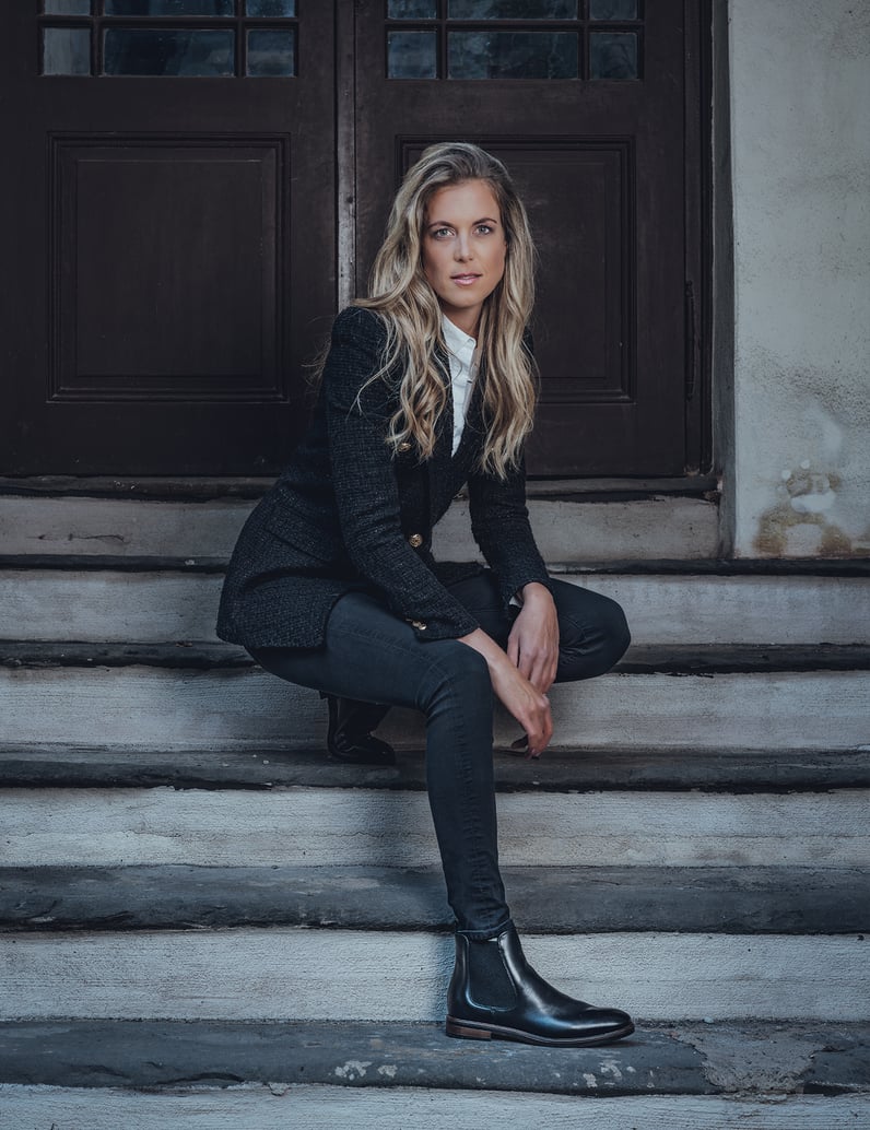 Pat-Calvin-Glattleder-Chelsea-Boot-schwarz