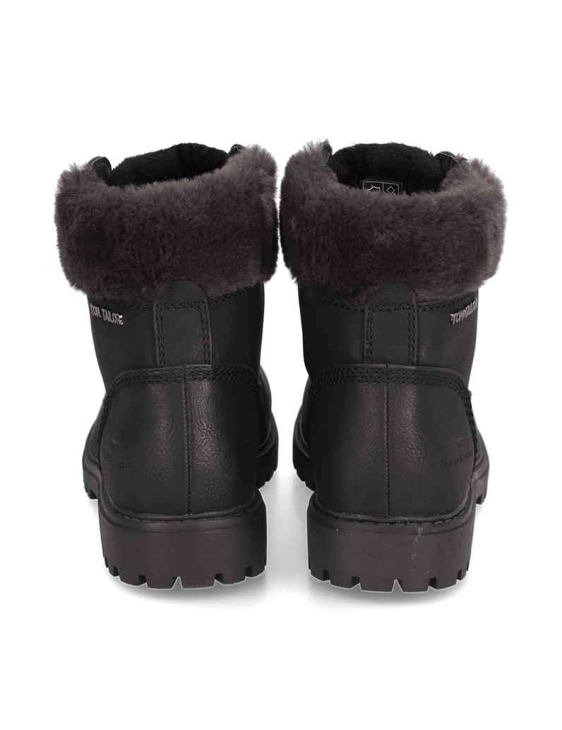 Tom-Tailor-imitacija-usnja-gležnjarji-na-vezalke