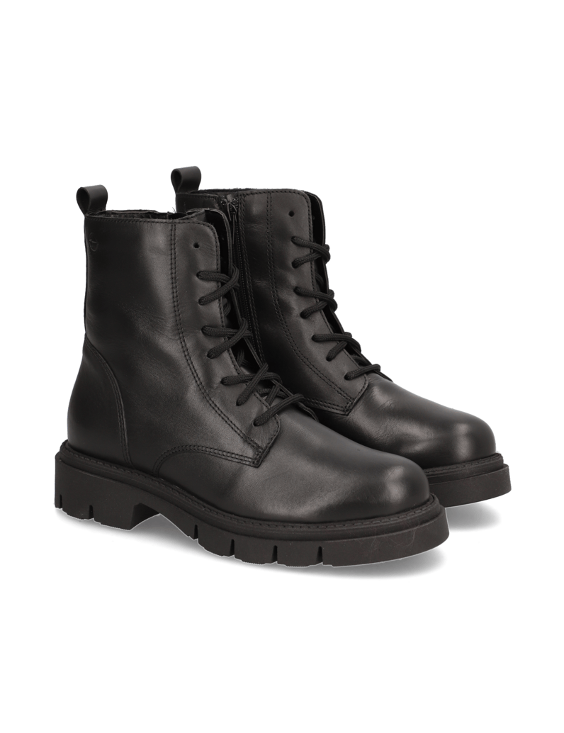 TAMARIS-Glattleder-Schnürboot