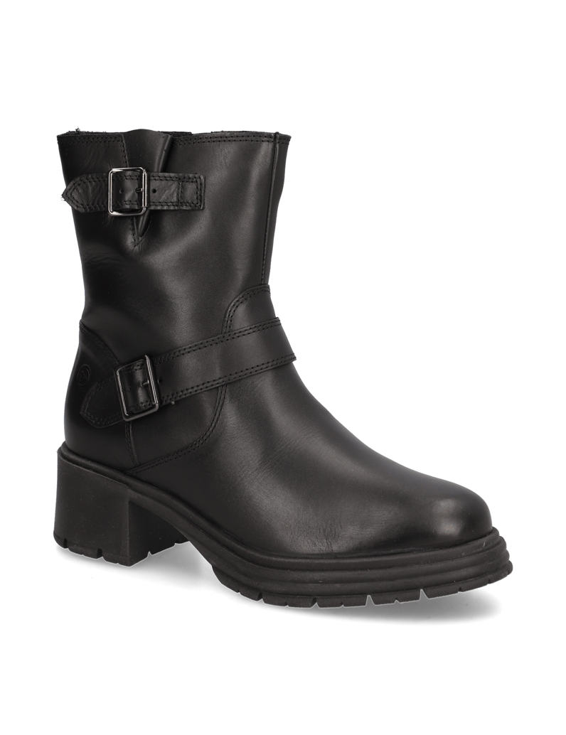 TAMARIS-Glattleder-Boot-schwarz