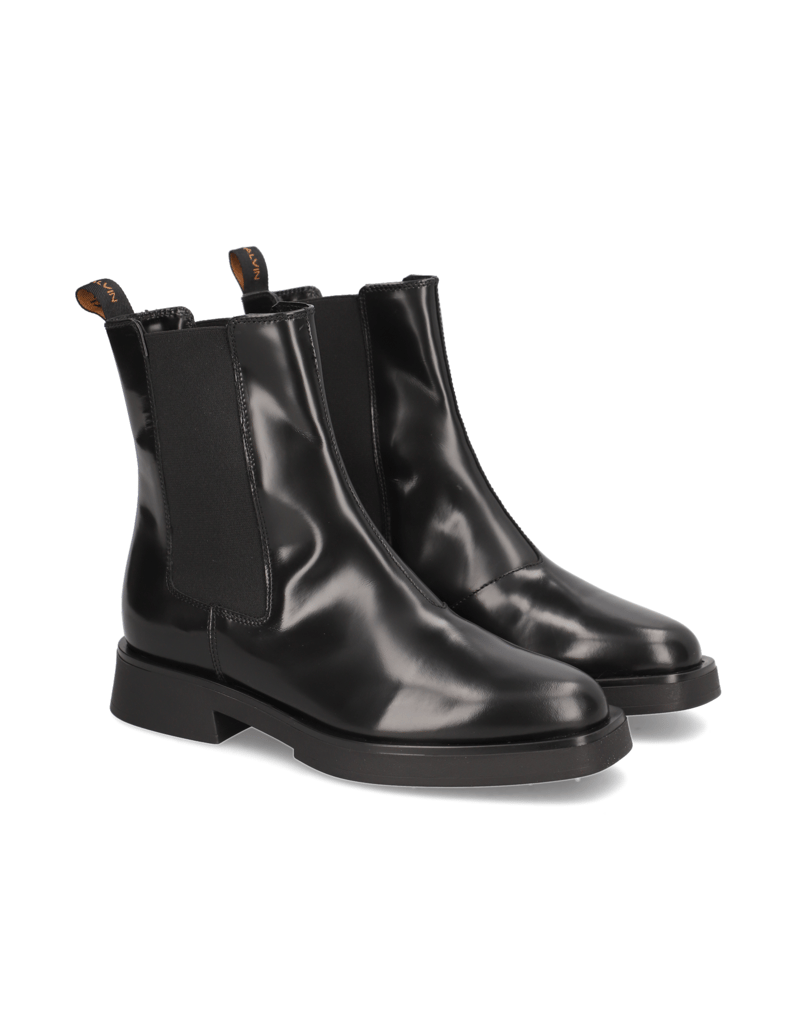 Pat-Calvin-hladká-koža-chelsea-boots-čierna