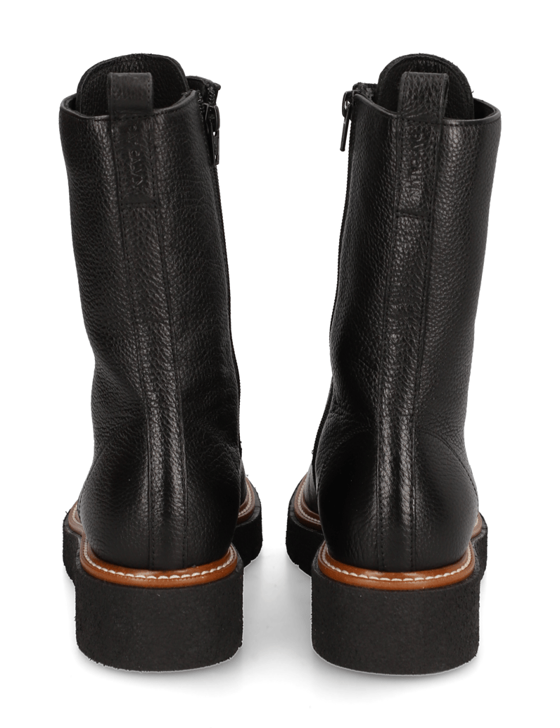 Pat-Calvin-Glattleder-Schnürboot-černá