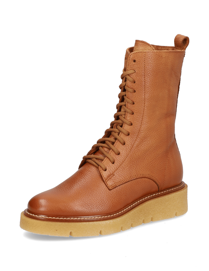 Pat-Calvin-Glattleder-Schnürboot-černá