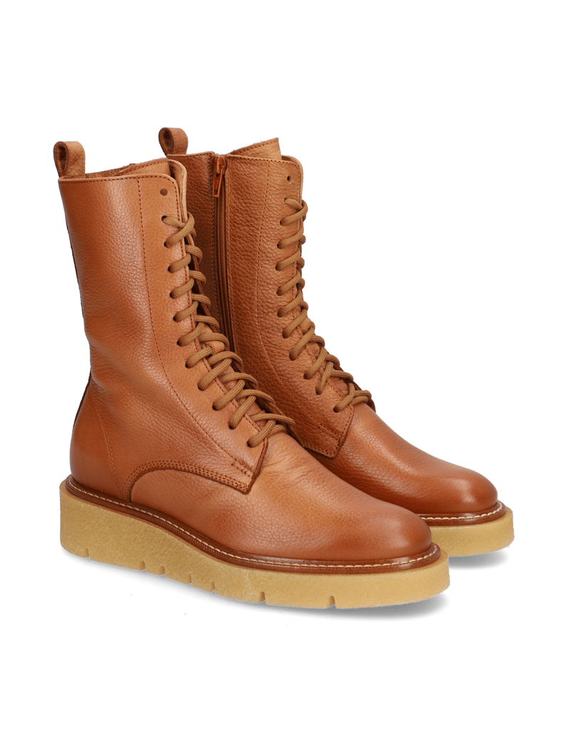 Pat-Calvin-Glattleder-Schnürboot-černá