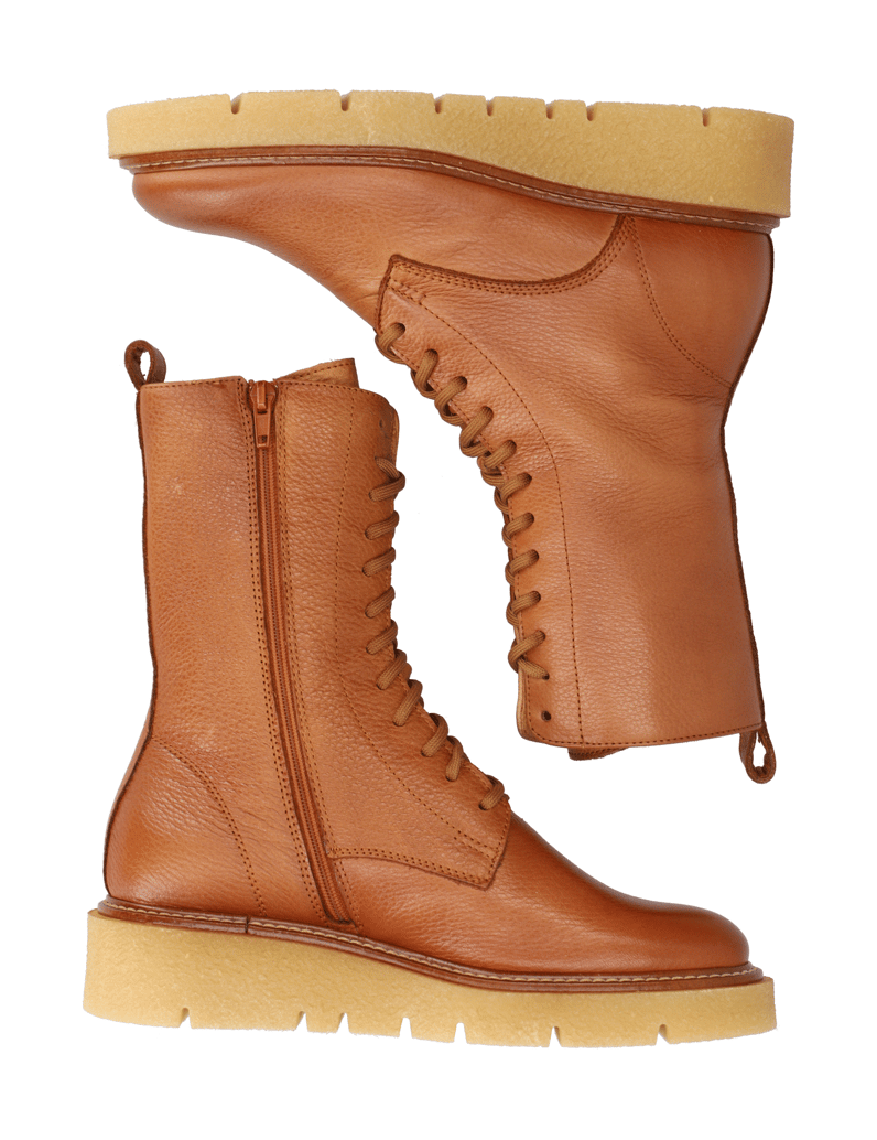 Pat-Calvin-Glattleder-Schnürboot-černá