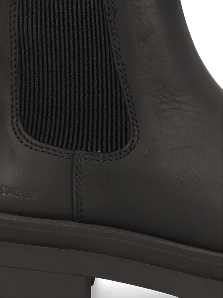 Pat-Calvin-hladká-kůže-kotníčkové-Chelsea-černá