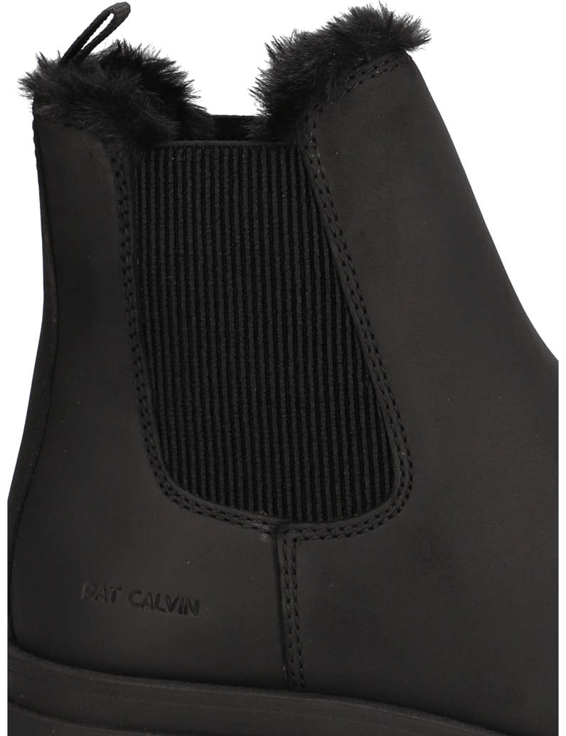 Pat-Calvin-hladká-kůže-kotníčkové-Chelsea-černá