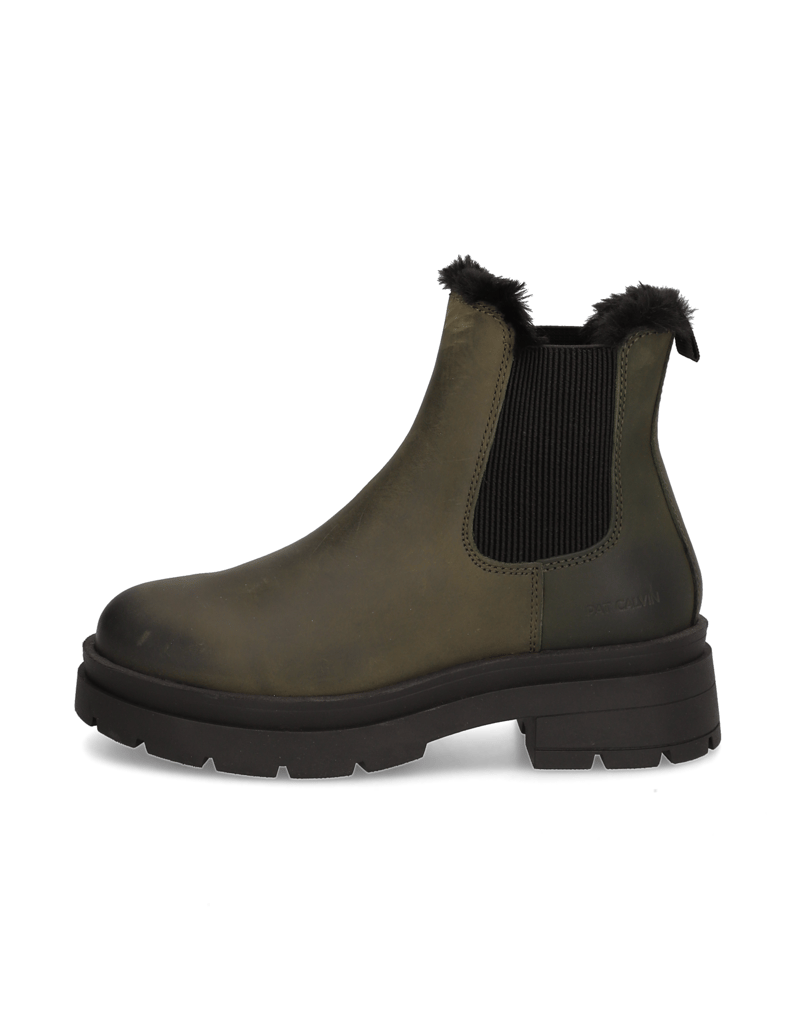 Pat-Calvin-hladká-kůže-kotníčkové-Chelsea-černá