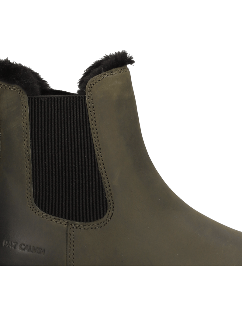 Pat-Calvin-hladká-kůže-kotníčkové-Chelsea-černá