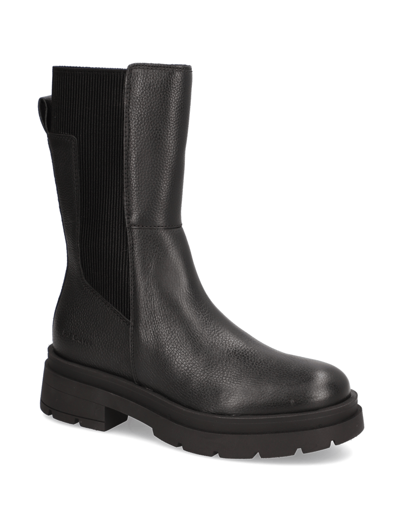 Pat-Calvin-Glattleder-Chelsea-Boot-schwarz