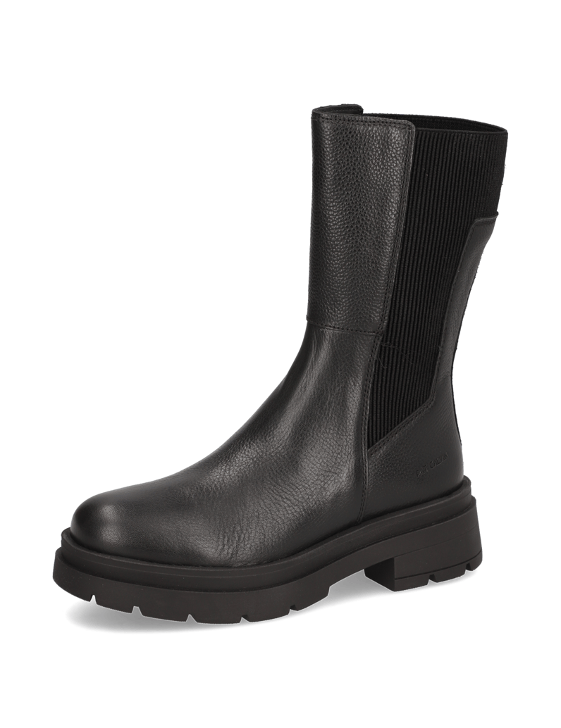 Pat-Calvin-Glattleder-Chelsea-Boot-schwarz