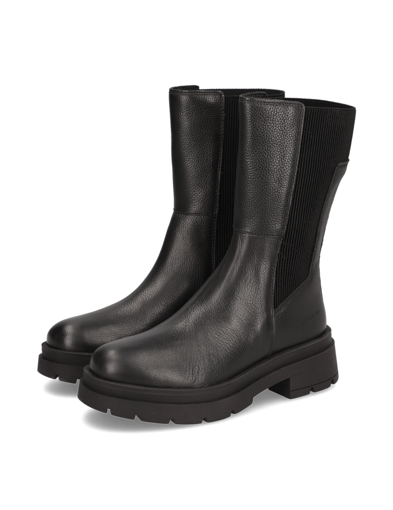 Pat-Calvin-Glattleder-Chelsea-Boot-schwarz