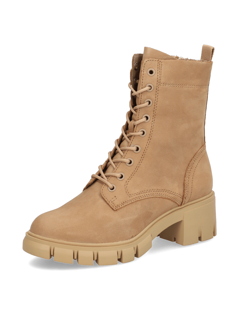 TAMARIS-Veloursleder-Schnürboot