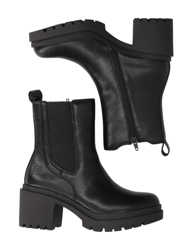 TT.-BAGATT-Lederimitat-Chelsea-Boot-schwarz