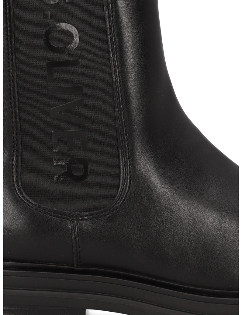 S.Oliver-imitácia-kože-chelsea-boots-čierna