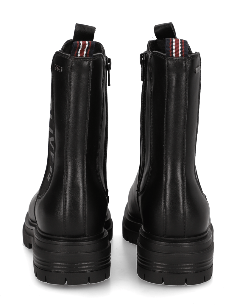 S.Oliver-kotníčkové-Chelsea-černá