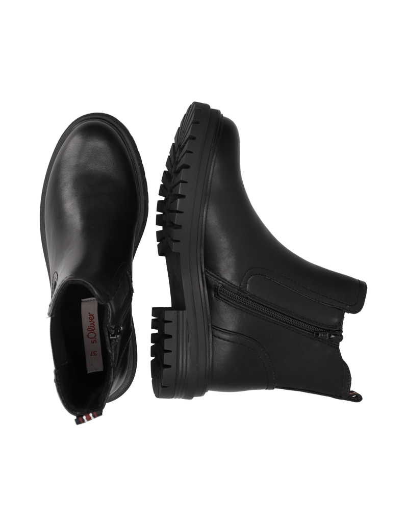 S.Oliver-Lederimitat-Chelsea-Boot-schwarz