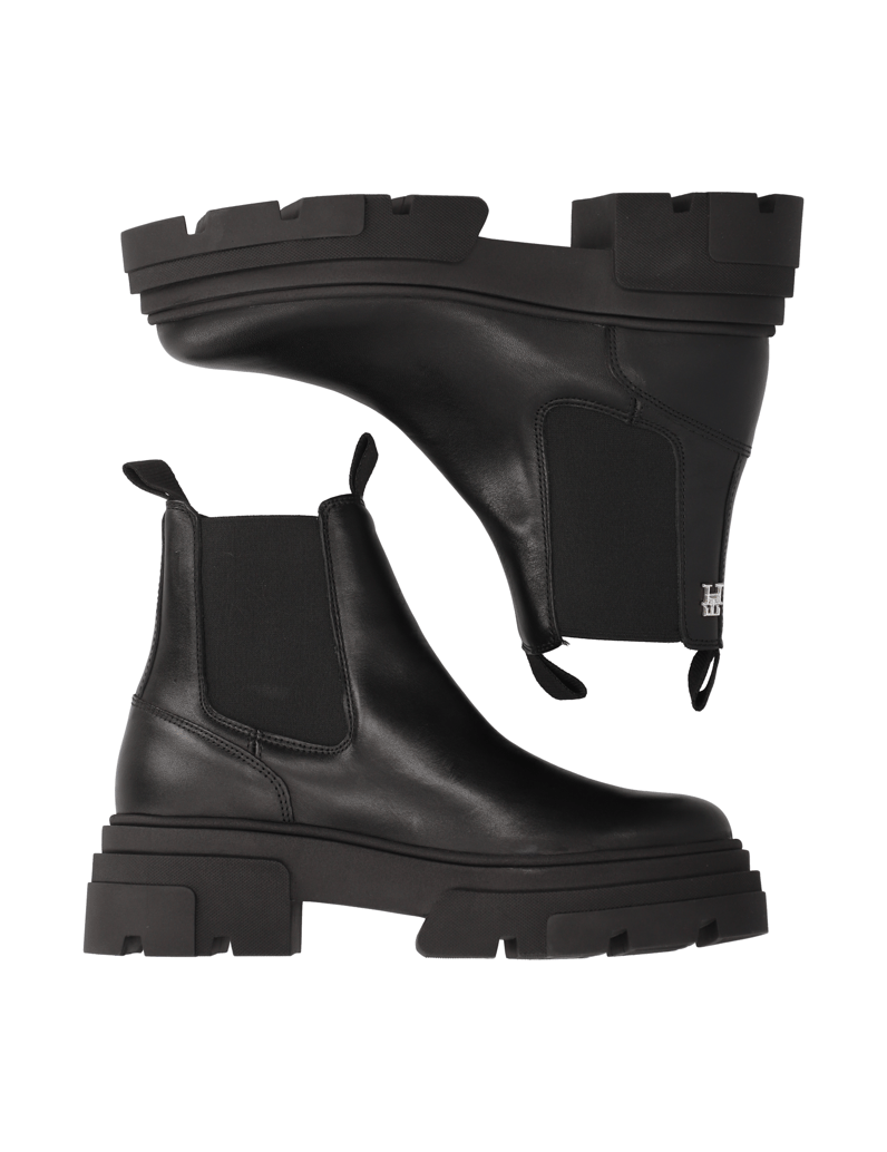 Tommy-Hilfiger-kotníčkové-Chelsea-černá