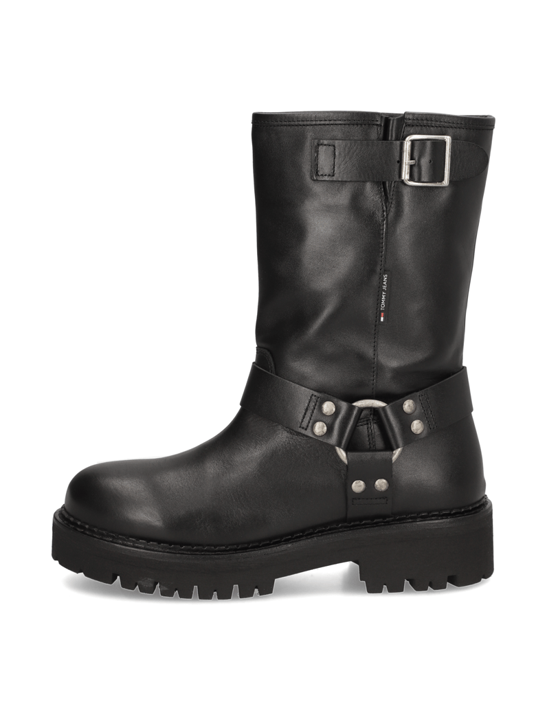 Tommy-Jeans-TJW-URBAN-BIKER-BOOTLEATHER-schwarz
